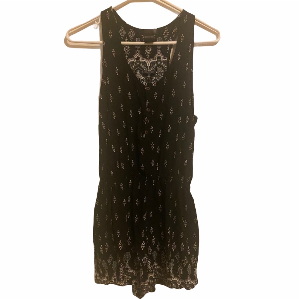 Shosho Black, white, and pink Romper Size M